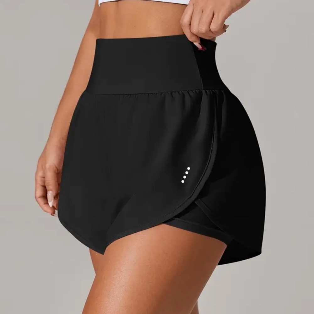 Black Women's Athletic Shorts